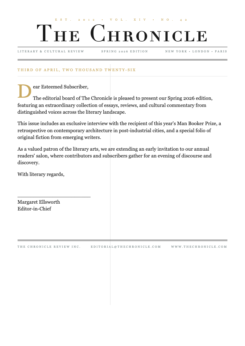 Editorial magazine decorative letterhead